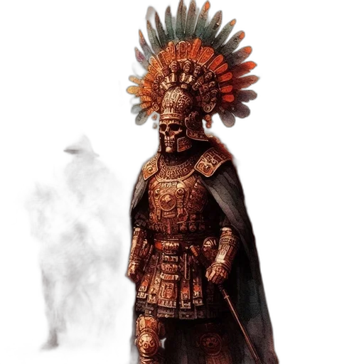 staff, mask, concept art, fantasy art transparent PNG cut-out