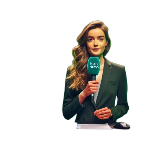 jacket, staff, cartoon, female transparent PNG cut-out