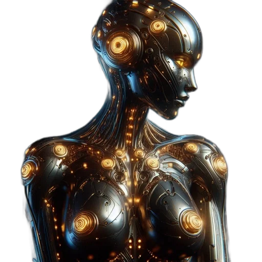 robot, jewelry, dress, crown transparent PNG cut-out