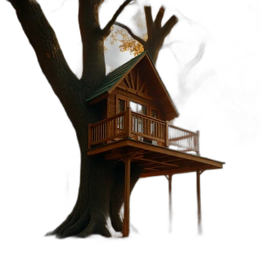 furniture, building, tree, concept art transparent PNG cut-out