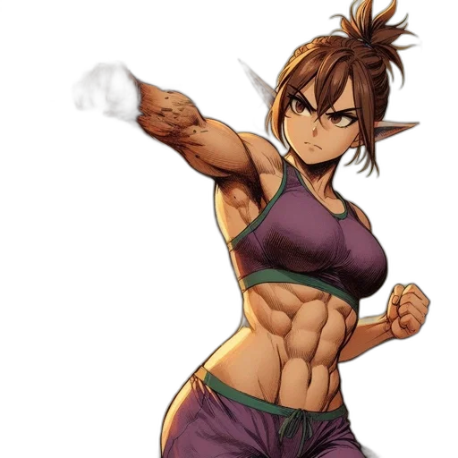 anime, pixel art, concept art, fantasy art transparent PNG cut-out