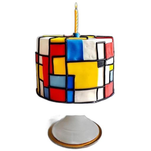 crown, hat, 3d render, multi-colored transparent PNG cut-out