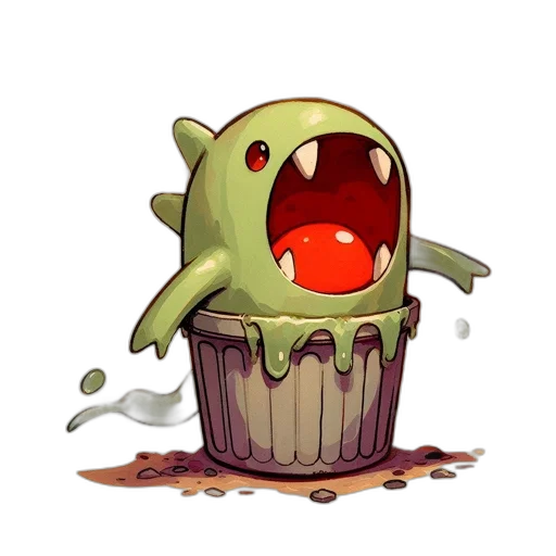 creature, food, dragon, staff transparent PNG cut-out