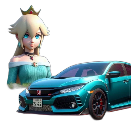 car, weapon, 3d render, concept art transparent PNG cut-out