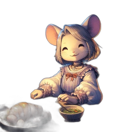 food, staff, creature, mask transparent PNG cut-out