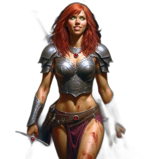 fantasy art, concept art, comic book art, photorealistic transparent PNG cut-out