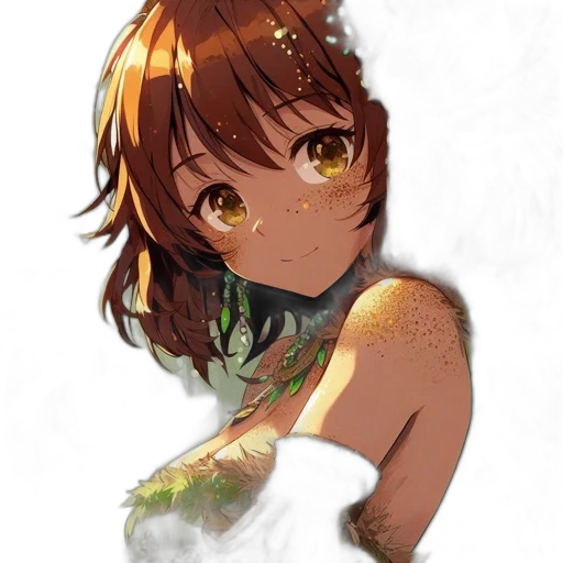 creature, dress, face, crown transparent PNG cut-out