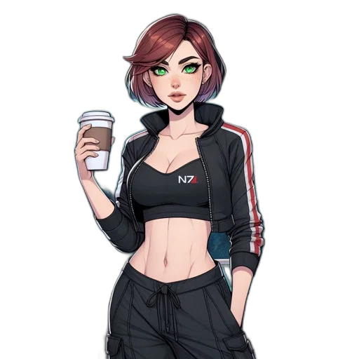 staff, jacket, dress, pixel art transparent PNG cut-out