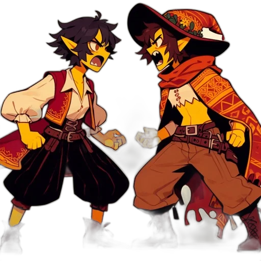 concept art, pixel art, fantasy art, comic book art transparent PNG cut-out