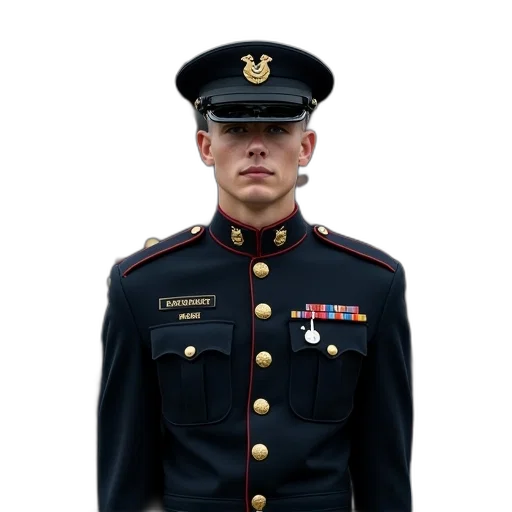 staff, jacket, face, hat transparent PNG cut-out