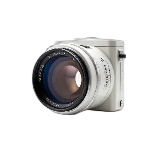 weapon, photorealistic, white, minox transparent PNG cut-out