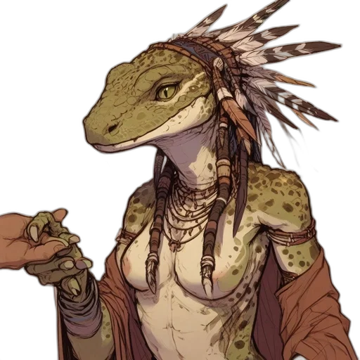 dragon, staff, creature, animal transparent PNG cut-out