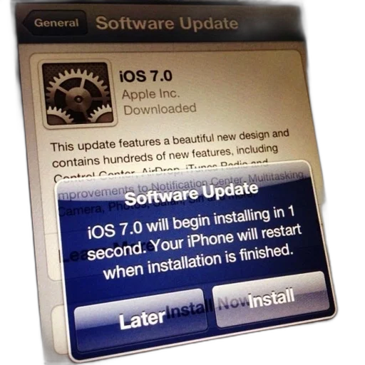 screenshot, iphone, software, update transparent PNG cut-out