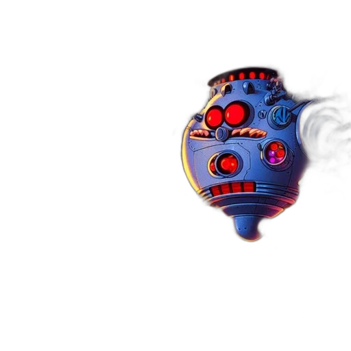 robot, mask, weapon, staff transparent PNG cut-out