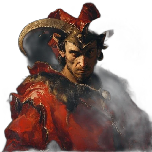 dragon, face, staff, mask transparent PNG cut-out