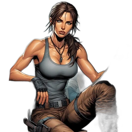 comic book art, concept art, fantasy art, photorealistic transparent PNG cut-out