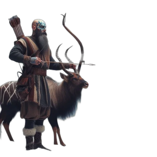 weapon, animal, staff, creature transparent PNG cut-out