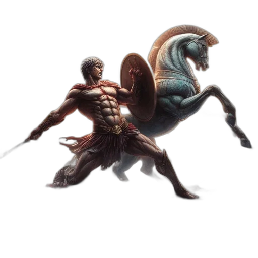 dragon, creature, animal, sword transparent PNG cut-out