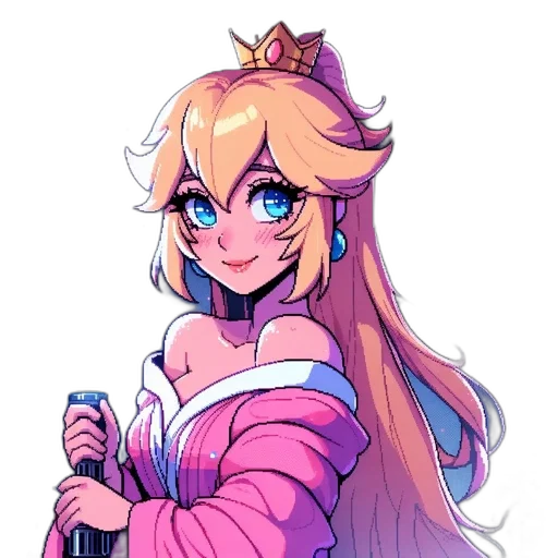 crown, dress, staff, weapon transparent PNG cut-out