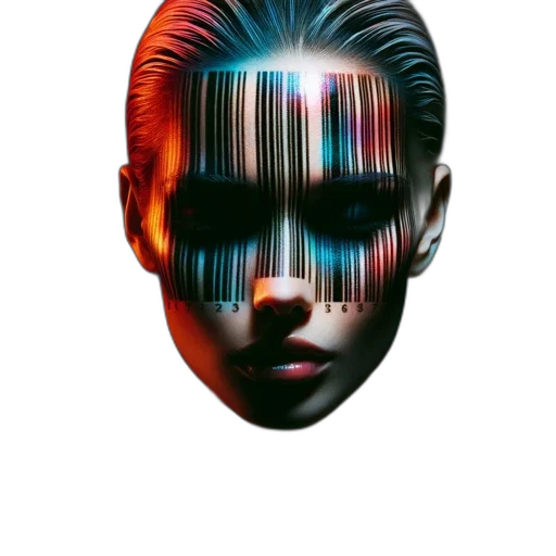 face, robot, mask, hair transparent PNG cut-out