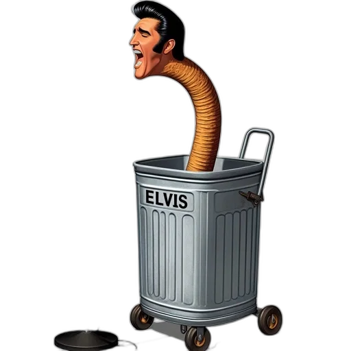 robot, furniture, hair, creature transparent PNG cut-out