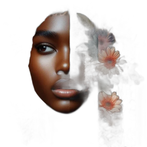 face, mask, photorealistic, concept art transparent PNG cut-out