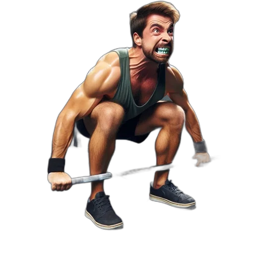 creature, face, weapon, shoes transparent PNG cut-out