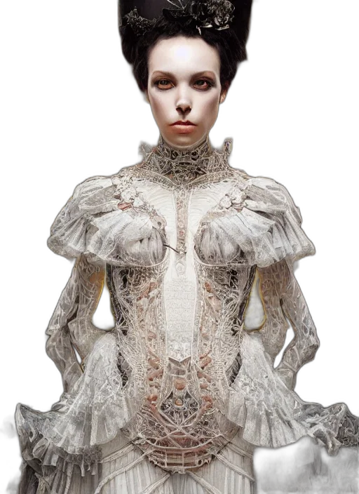 dress, jewelry, crown, face transparent PNG cut-out