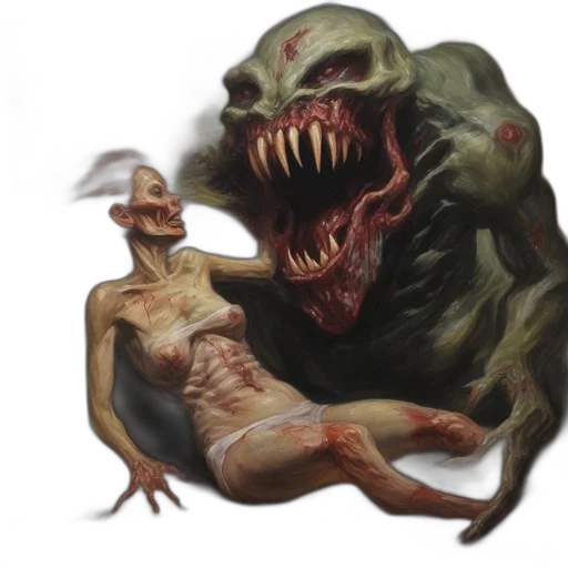 creature, face, concept art, fantasy art transparent PNG cut-out