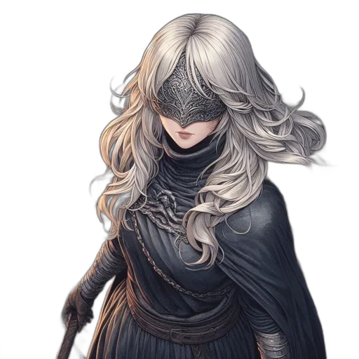 mask, face, sword, staff transparent PNG cut-out