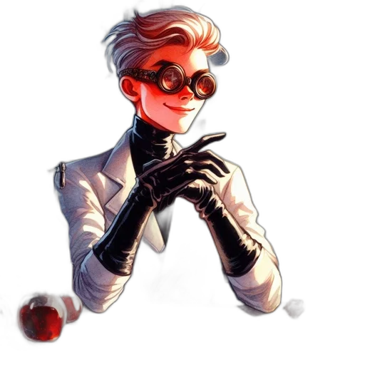 staff, jacket, concept art, cartoon transparent PNG cut-out