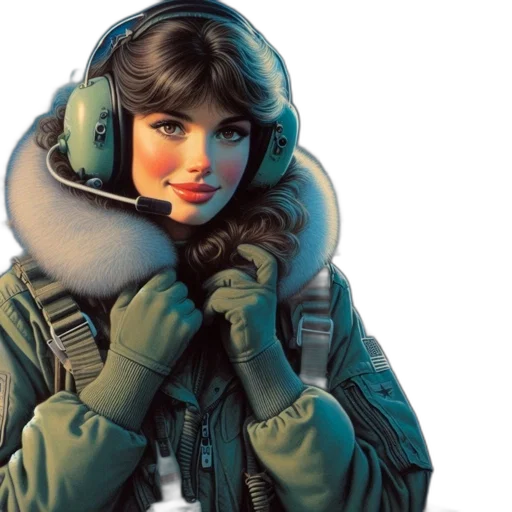 jacket, concept art, comic book art, 3d render transparent PNG cut-out