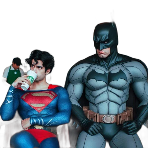 comic book art, concept art, cartoon, fantasy art transparent PNG cut-out