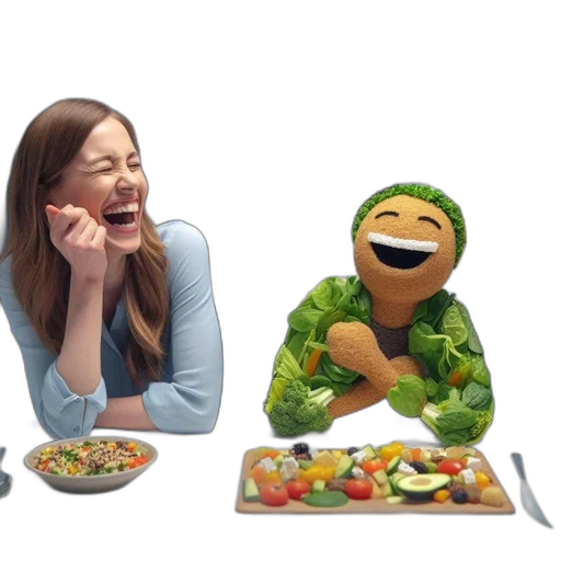 food, face, concept art, woman transparent PNG cut-out