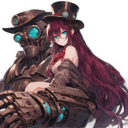 robot, weapon, crown, mask transparent PNG cut-out