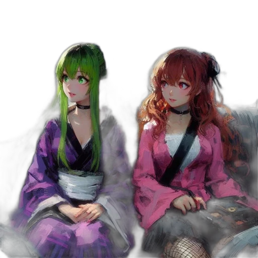 dress, jacket, concept art, anime transparent PNG cut-out