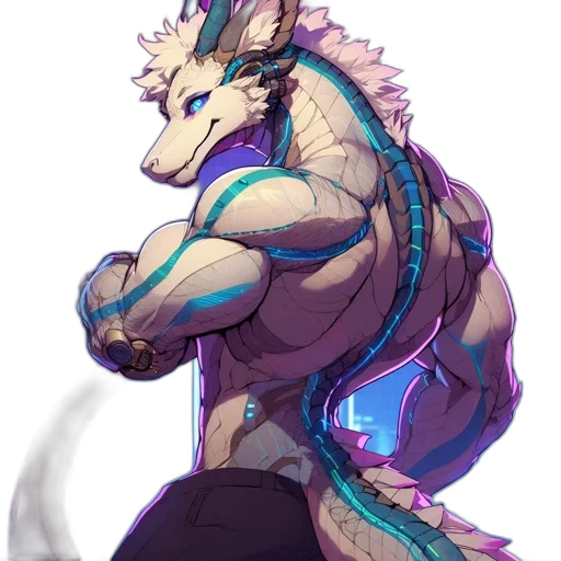 dragon, staff, creature, animal transparent PNG cut-out