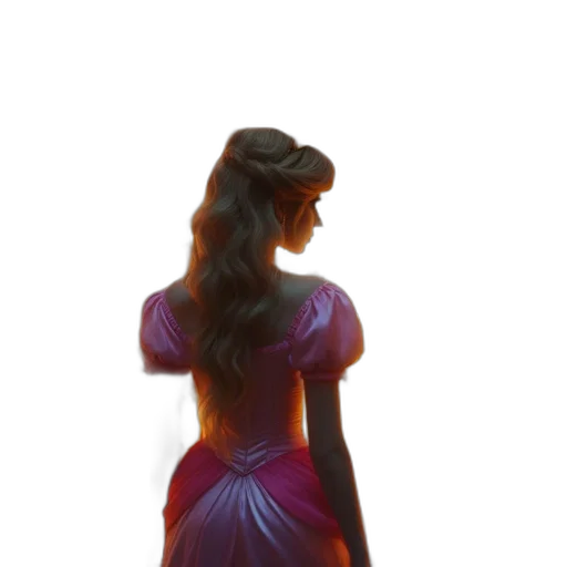 dress, crown, staff, jewelry transparent PNG cut-out
