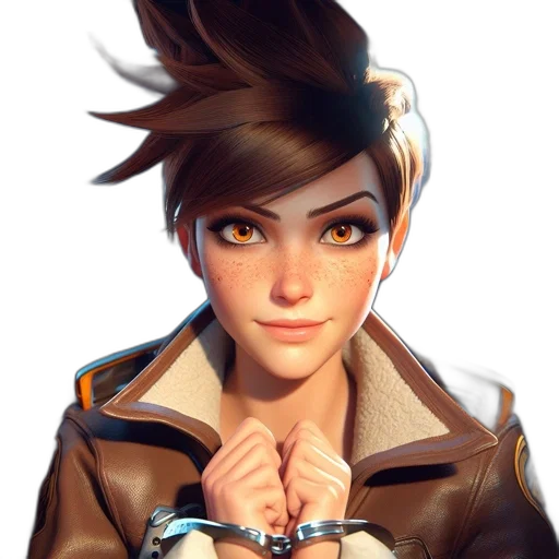 jacket, face, staff, weapon transparent PNG cut-out
