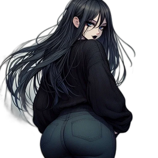 jacket, hair, creature, anime transparent PNG cut-out