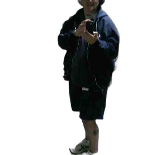 jacket, staff, creature, hat transparent PNG cut-out