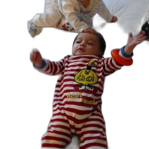 baby, striped, outfit, word transparent PNG cut-out