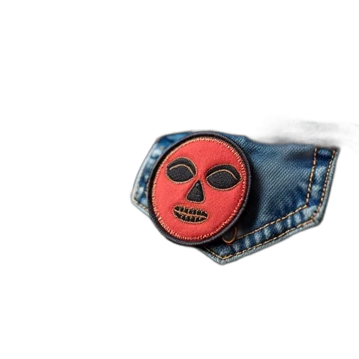 jacket, mask, 3d render, face transparent PNG cut-out