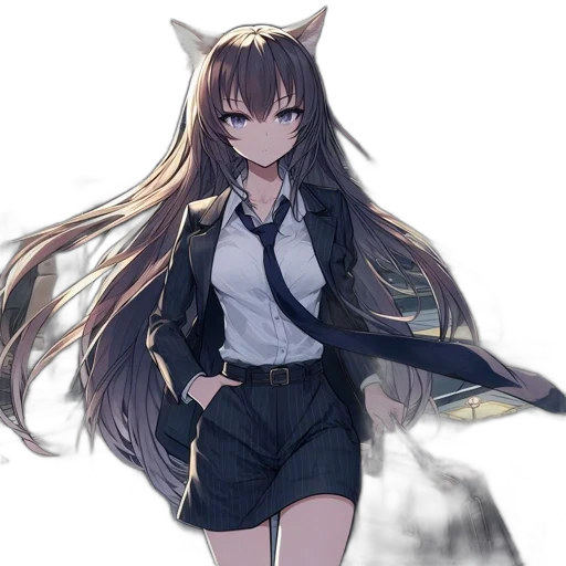 staff, dress, animal, creature transparent PNG cut-out