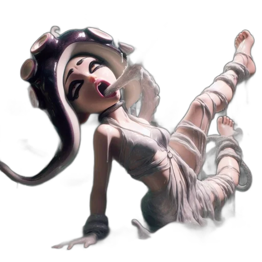 creature, staff, mask, animal transparent PNG cut-out