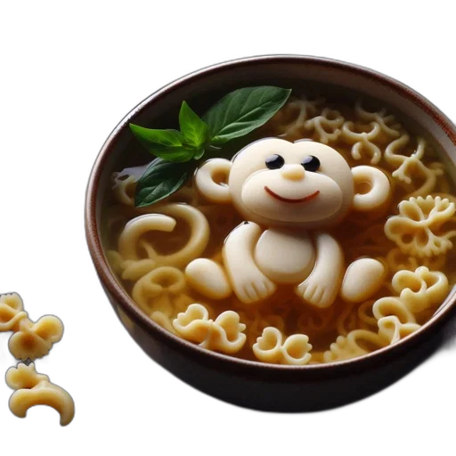 food, animal, 3d render, photorealistic transparent PNG cut-out