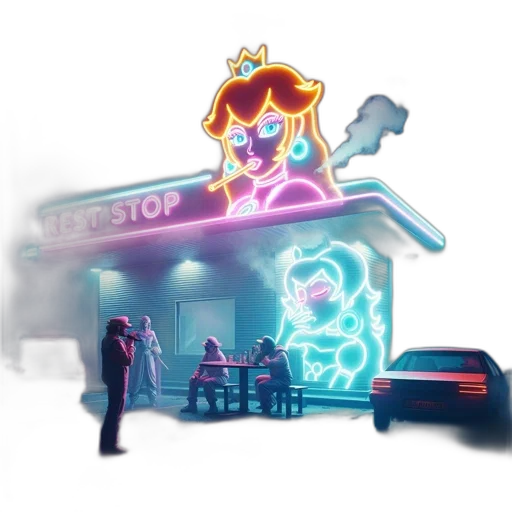 car, staff, robot, weapon transparent PNG cut-out