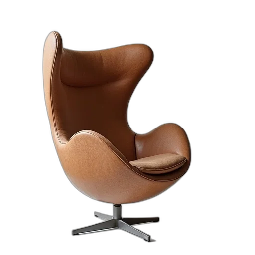 furniture, 3d render, egg, chair transparent PNG cut-out