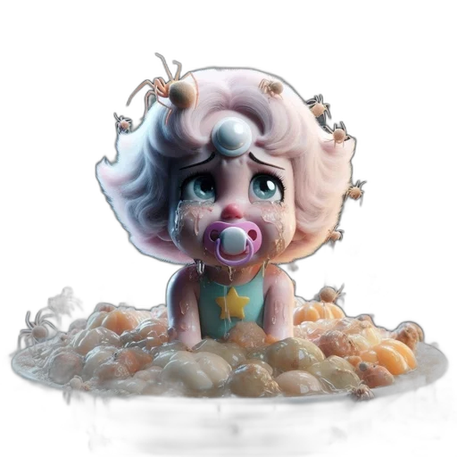 creature, food, face, mask transparent PNG cut-out
