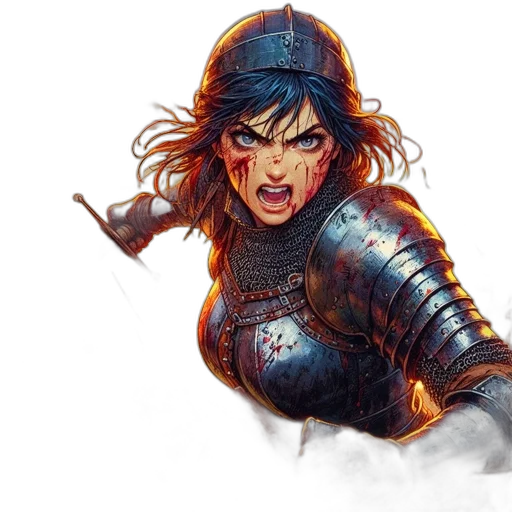 sword, fantasy art, concept art, comic book art transparent PNG cut-out